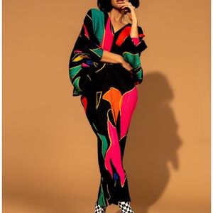 Dressed in LALA Colorful Abstract dress